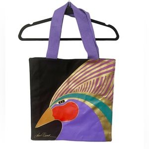 NWT‎ Laurel Burch Vintage Peacock Tote Bag